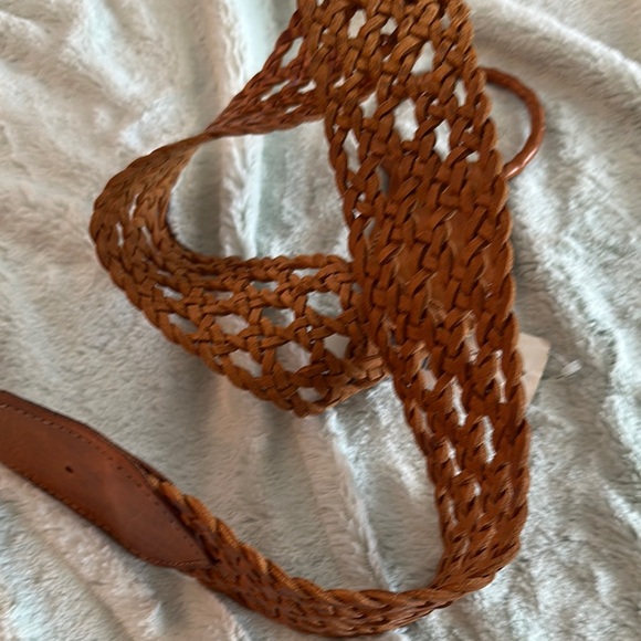 Chico's Brown Woven Leather Belt - Picture 4 of 12